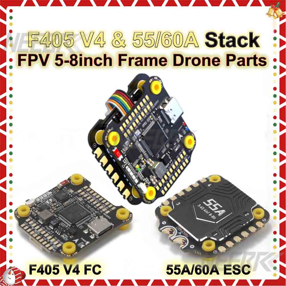 F405 Flight Controller - ชุดควบคุมการบิน F405 V4 F4 Stack พร้อม