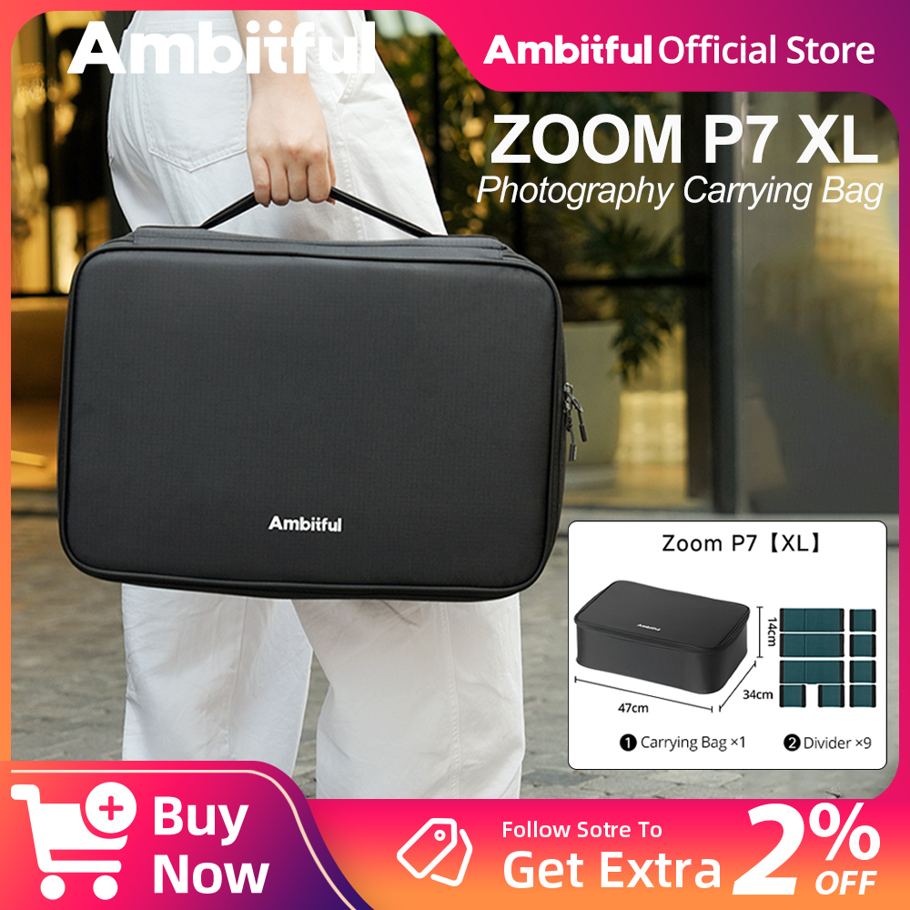 Dji Drone - กระเป๋าเก็บอุปกรณ์ถ่ายภาพ Ambitful ZOOM P7II XL กระเป๋าเดินทางสำหรับกล้อง