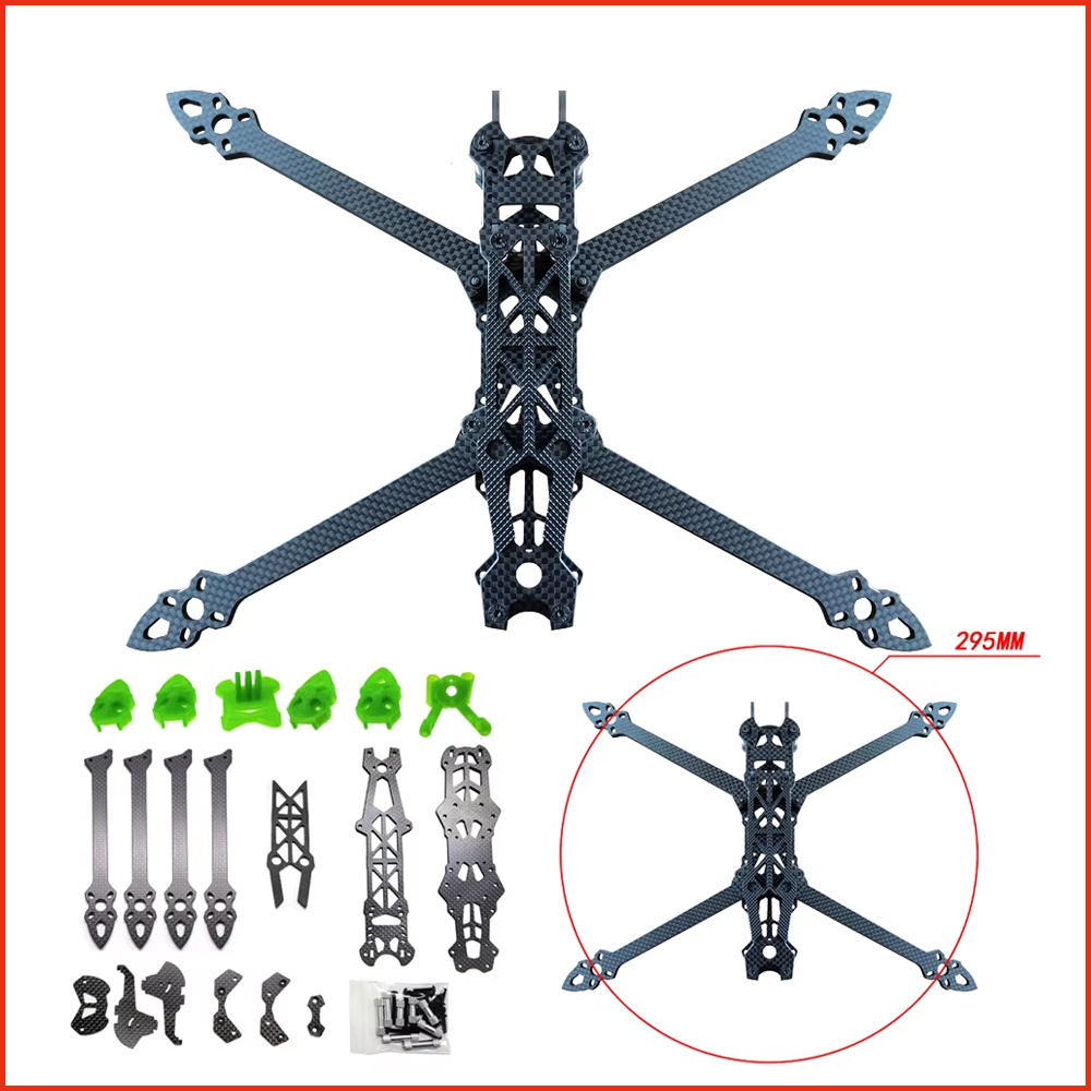 Carbon Fiber Drone Frame - 1ชิ้นเครื่องหมาย Mark4 4 HD 7นิ้ว295มม. 3K