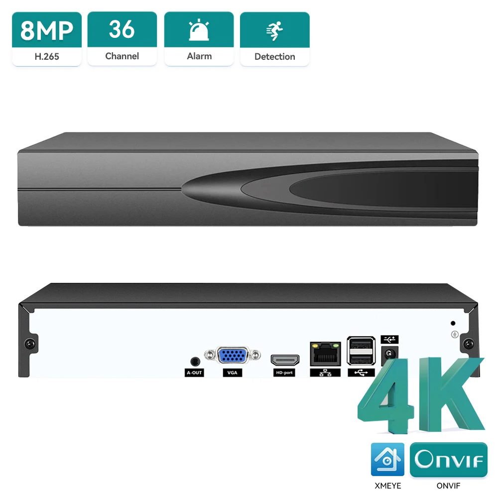 Hd Zero Camera - 4K ONVIF กล้องวงจรปิด NVR 36CH/16CH/10CH 4K