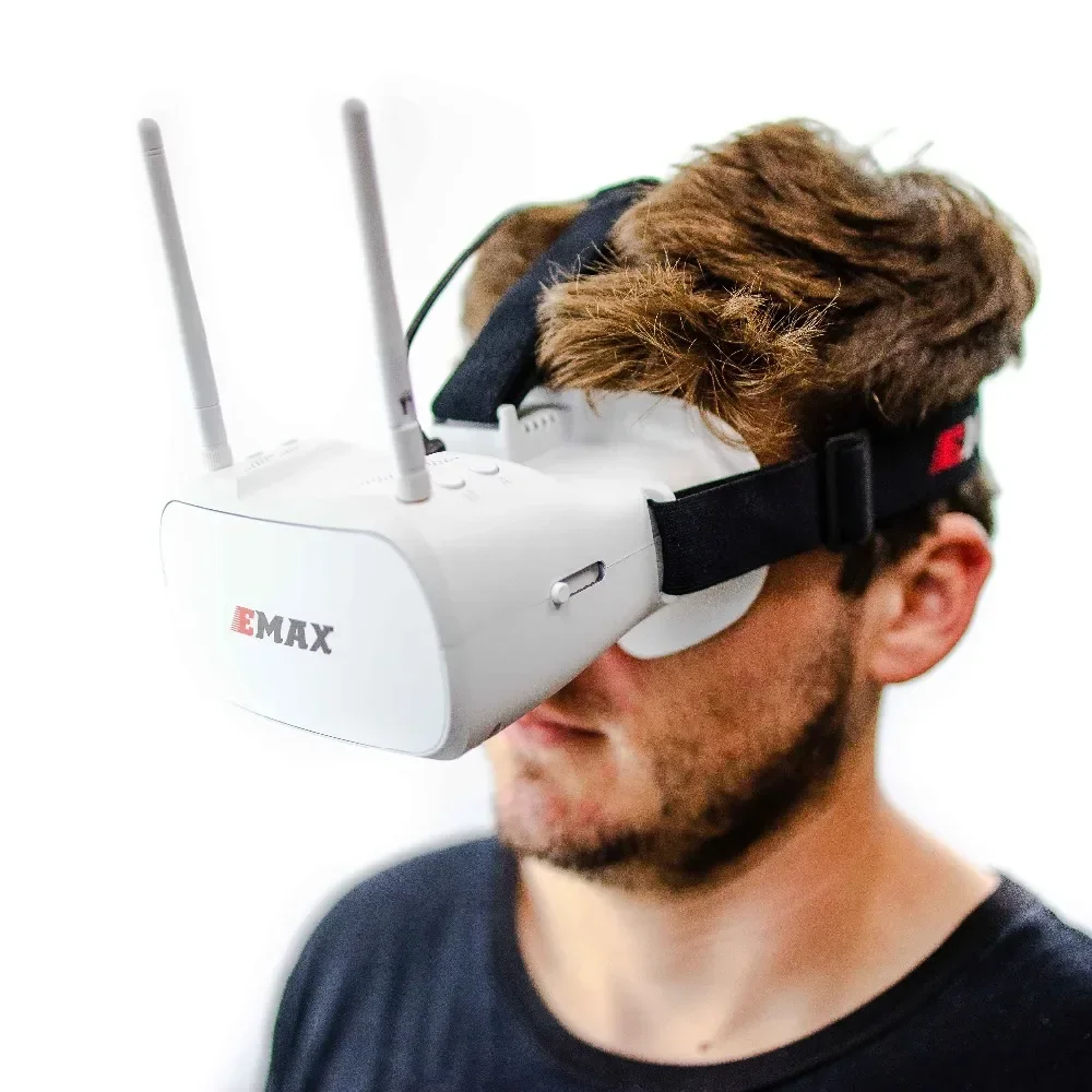 แว่นตา FPV Emax 5.8G 48CH Tiny - Fpv Goggles บทวิจารณ์และราคา