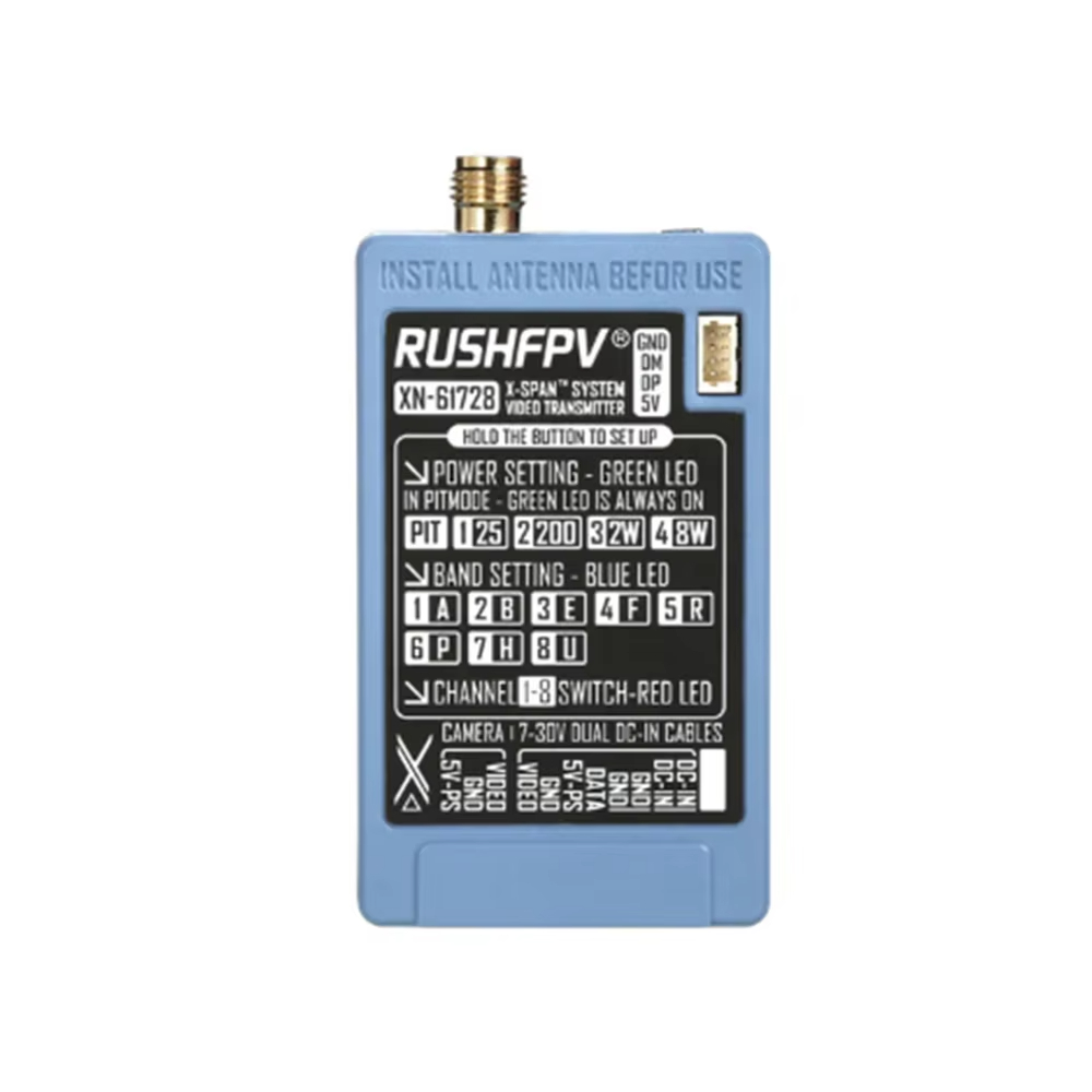 RUSHFPV 6.1‑7.2G 8W X61728 VTX - Rc Transmitter บทวิจารณ์และราคา