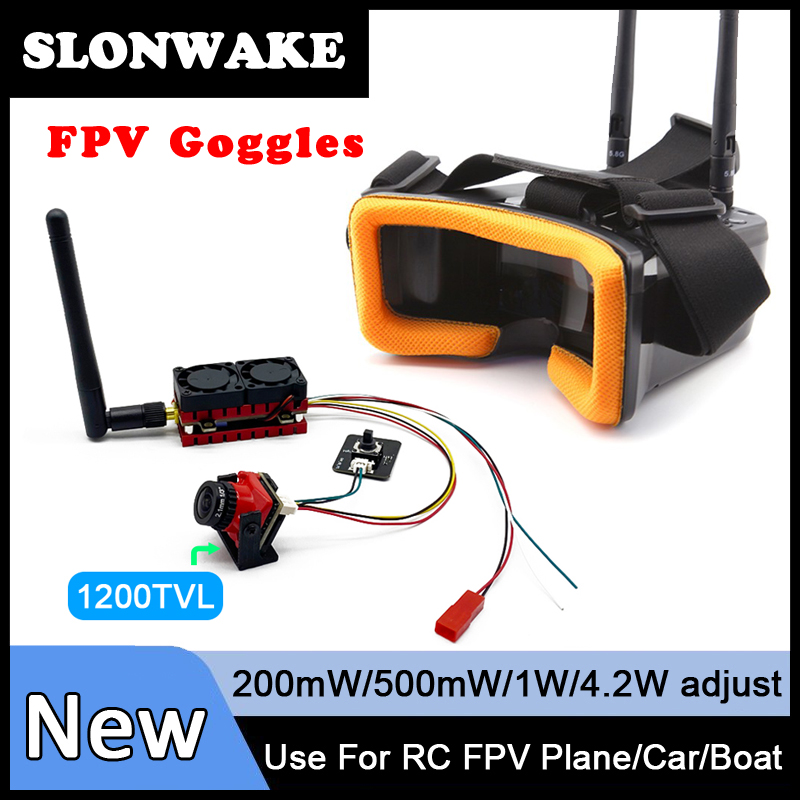 SLONWAKE 5.8G 48CH 4.2W VTX เค - Fpv Goggles บทวิจารณ์และราคา
