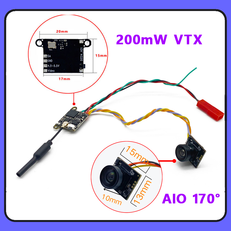 SLONWAKE 5.8G 1200TVL กล้อง FP - Rc Transmitter บทวิจารณ์และราคา