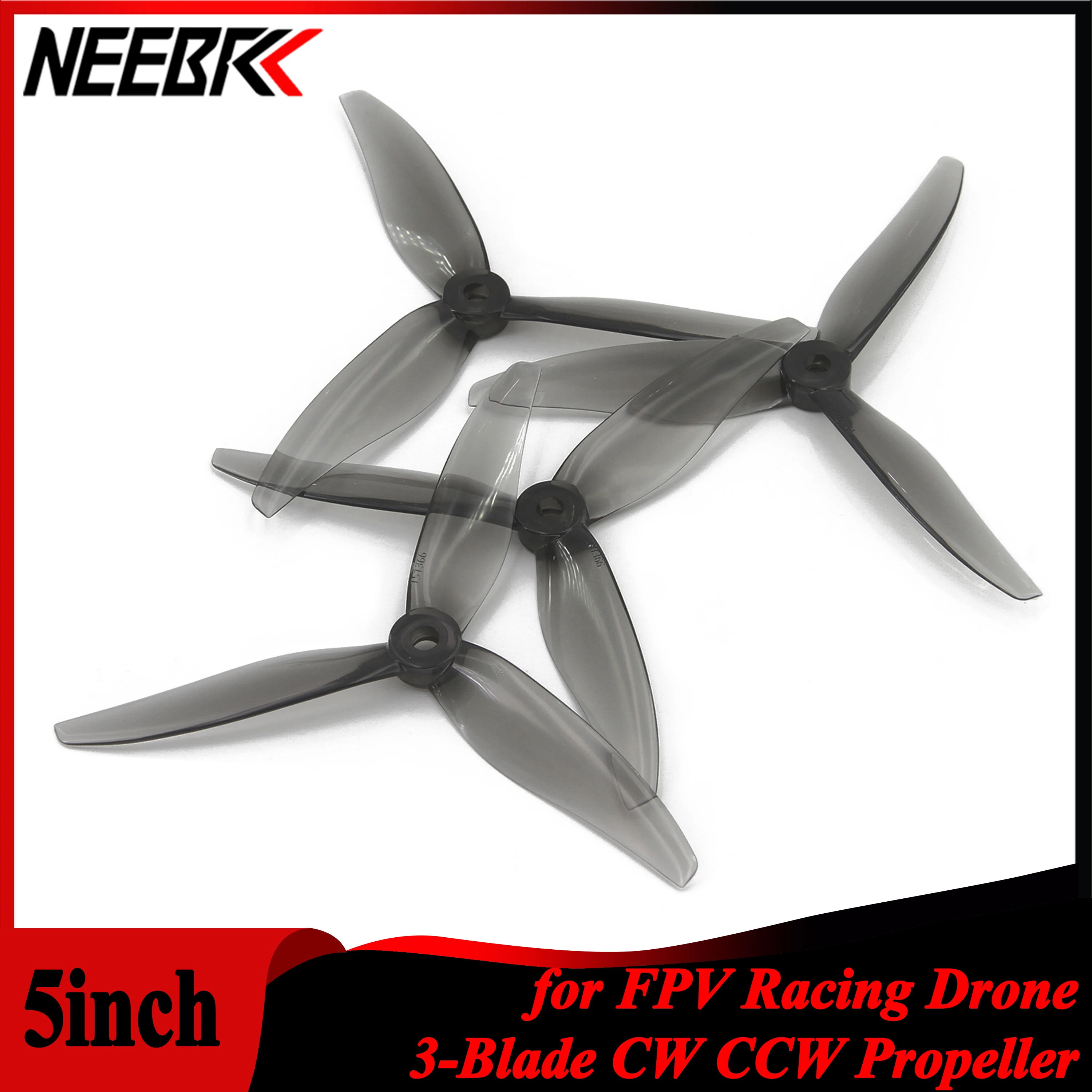 NEEBRC 12 คู่ 5 นิ้ว Props ใบพ - 5 Inch Propeller บทวิจารณ์และราคา