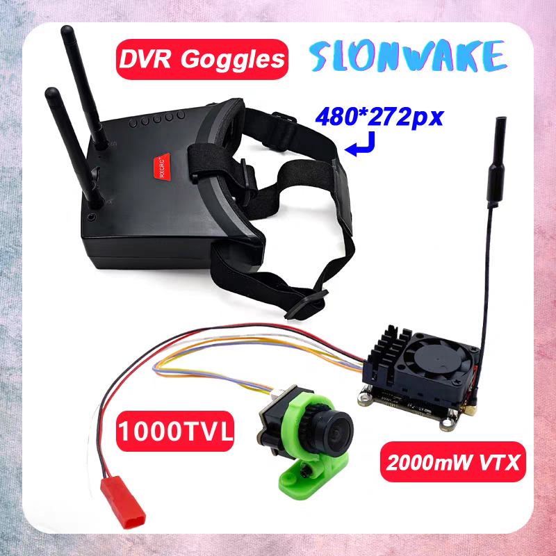 ชุดส่งสัญญาณภาพและวิดีโอไร้สาย - Fpv Goggles บทวิจารณ์และราคา