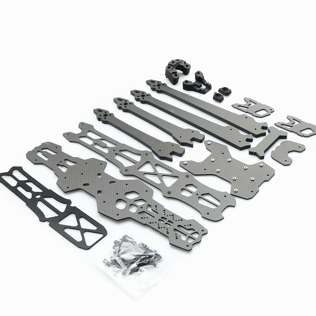 GK-V3 10 นิ้ว 435mm ฐานล้อคาร์ - Carbon Fiber Drone Frame บทวิจารณ์และราคา